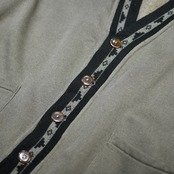design sweat cardigan