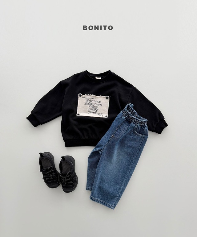 【即納】BONITO / ［kids size］Remember button mtm