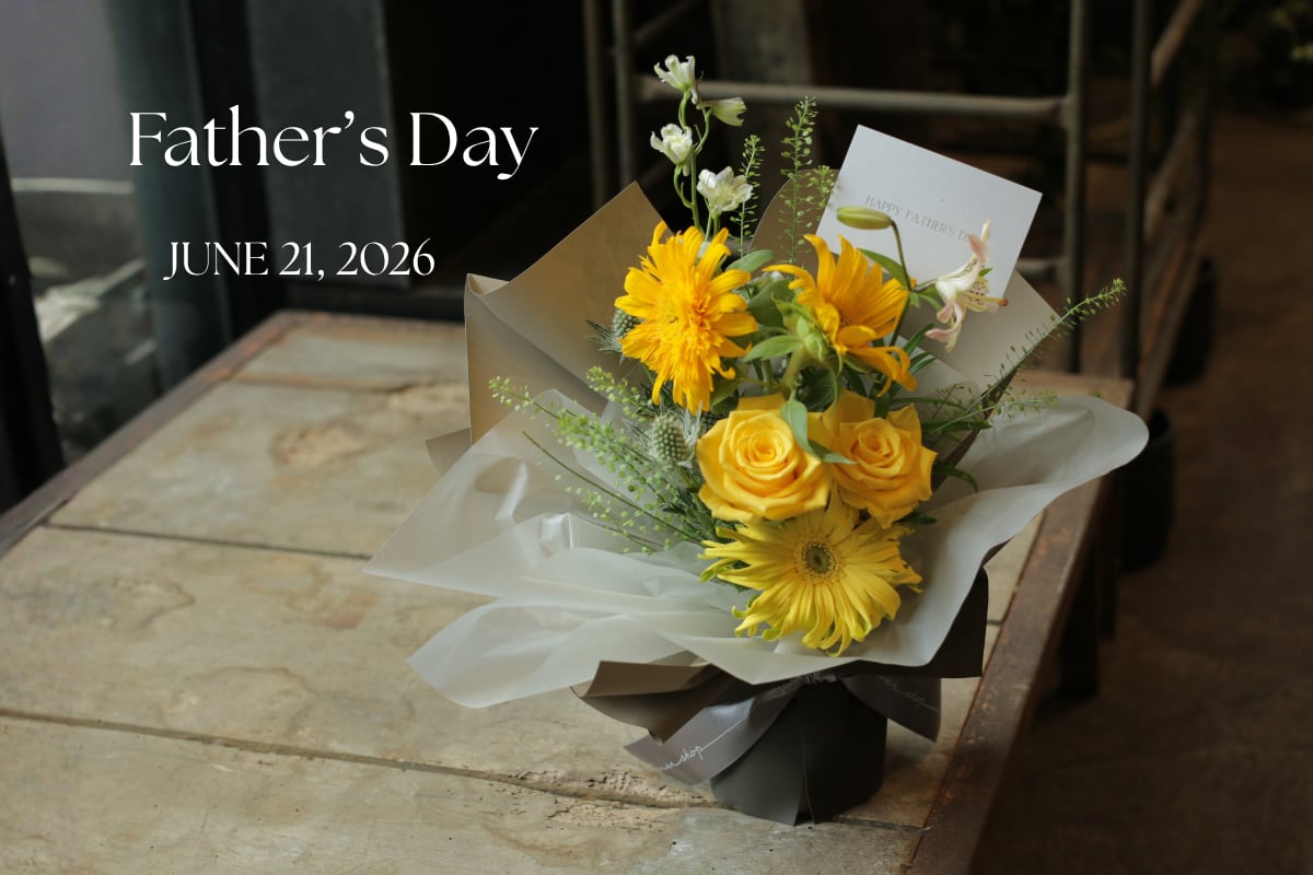 【父の日】スタンディングブーケ XS|そのまま飾れる花束|Father’s Day Gift 2026