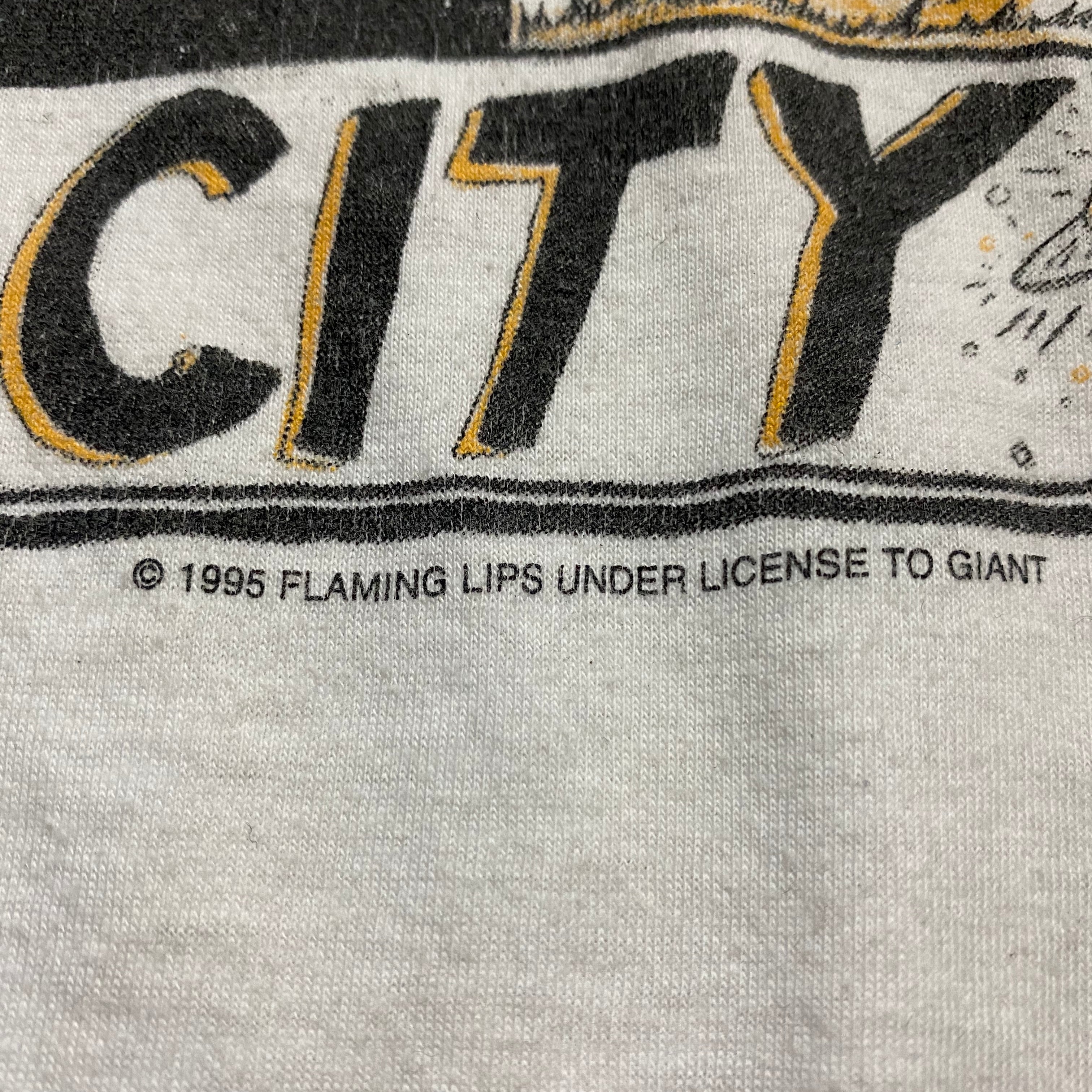 vintage 1995's THE FLAMING LIPS music tee | NOIR ONLINE