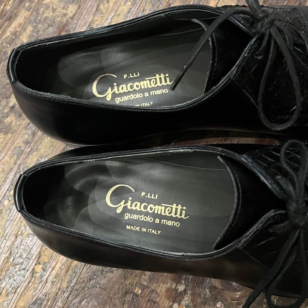 F.LLI Giacometti フラテッリ ジャコメッティ クロコ型押し 3