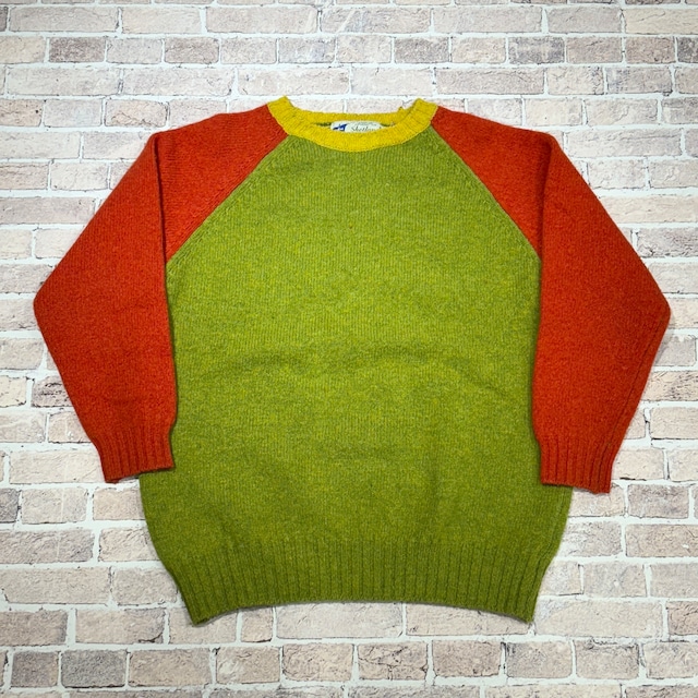 1990s SHETLAND WORKSHOP CRAZY PATTERN SWEATER