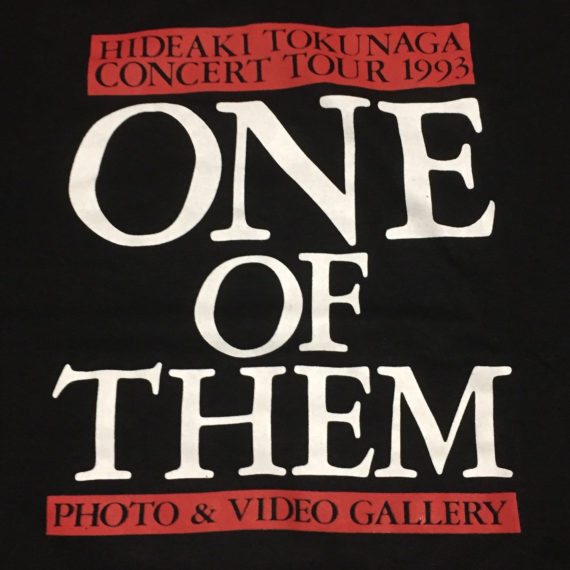 90s 徳永英明 ONE OF THEM Tシャツ