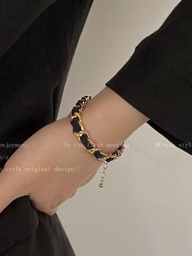 coco chain bracelet 2color