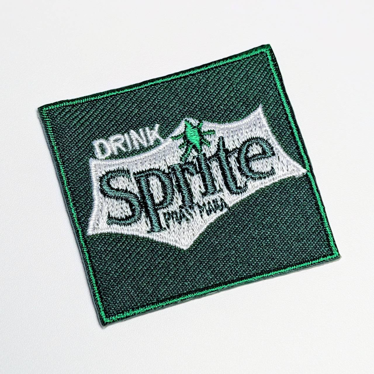 送料無料！ ★刺繍アイロンワッペン★【 Sprite（スプライト）】  〚アメリカン雑貨 アメトイ〛