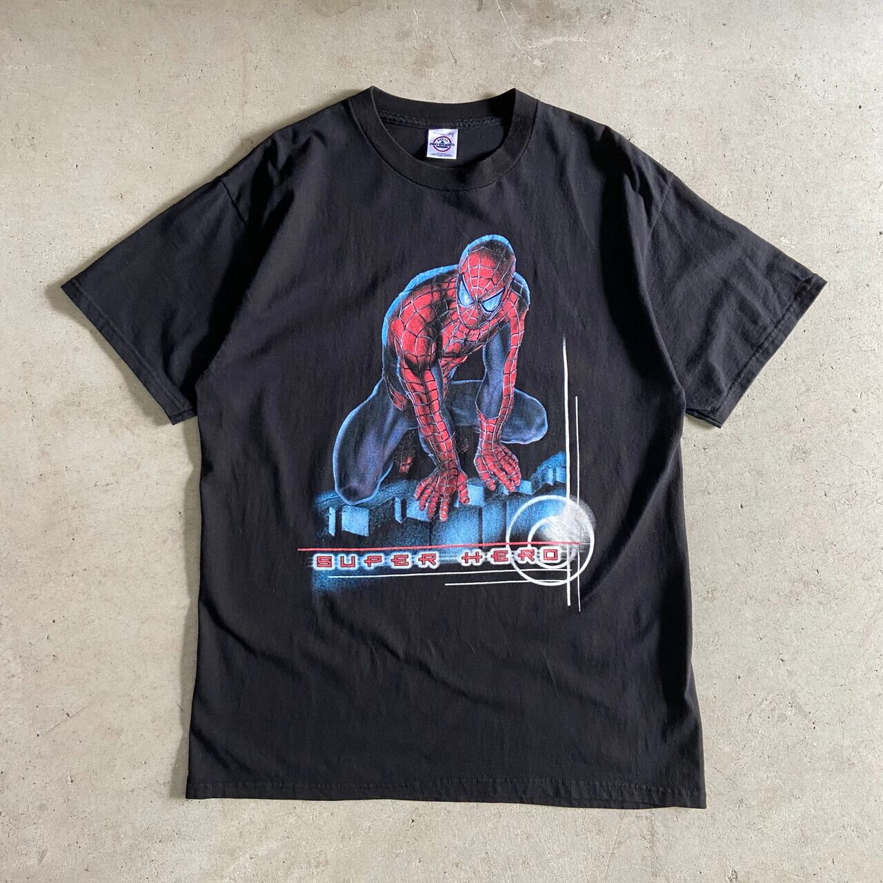 00年代 SPIDER-MAN スパイダーマン キャラクタープリントTシャツ メンズL 古着 00s ビンテージ ヴィンテージ マーベル 映画  ヒーロー ムービー コミック アメコミ ブラック 黒【Tシャツ】【CS2209-30】【HA10】【cs2212-20a】【23T】【AN20】 |  ...