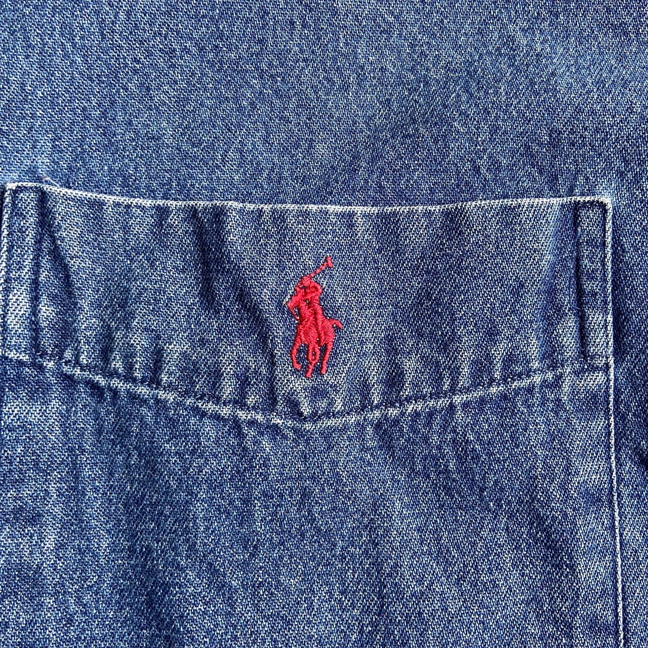 ビッグサイズ Ralph Lauren ラルフローレン BLAIRE 長袖 デニムシャツ