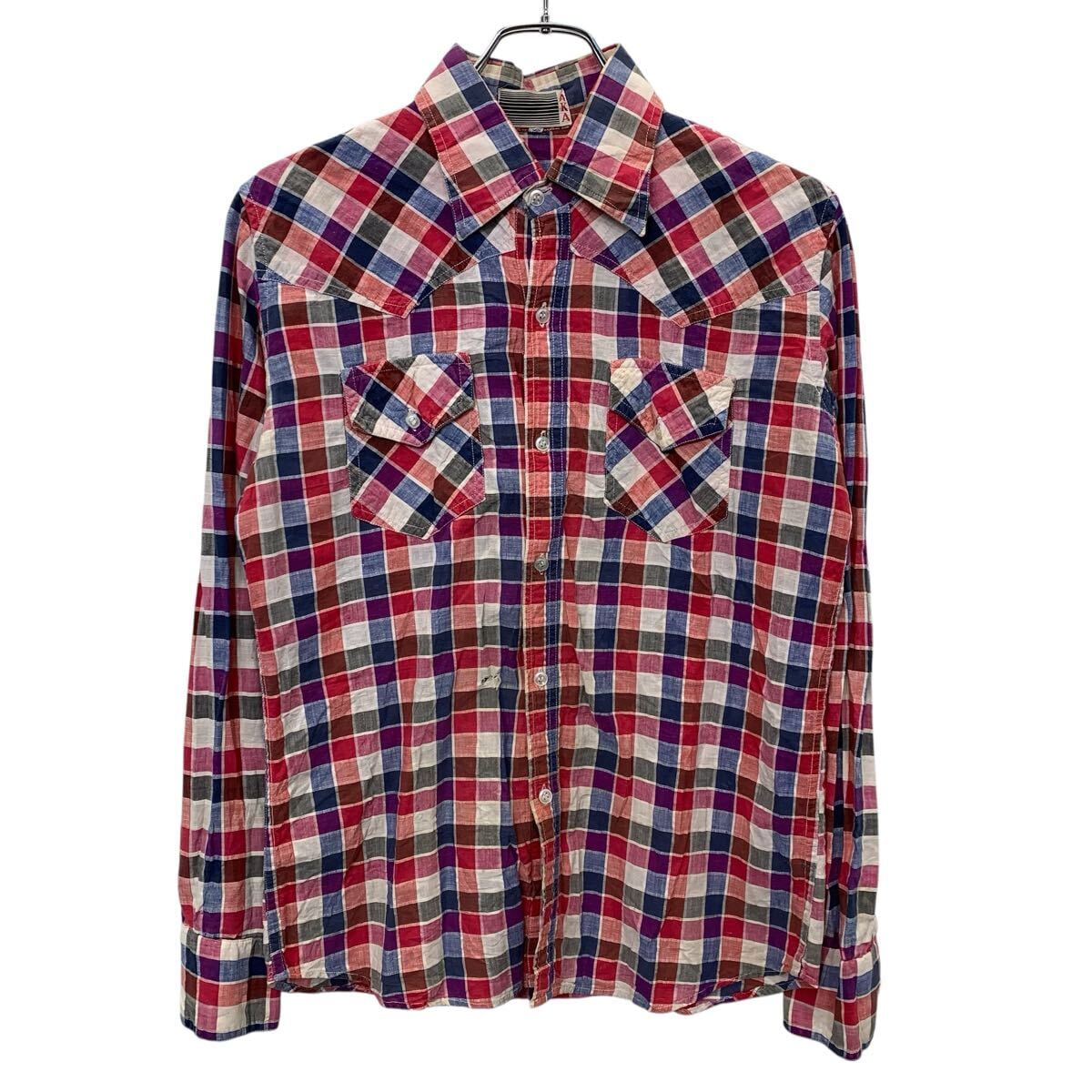 SUPREME - Basket Weave Plaid Shirt (size-L) ¥18000+tax | Pay ID