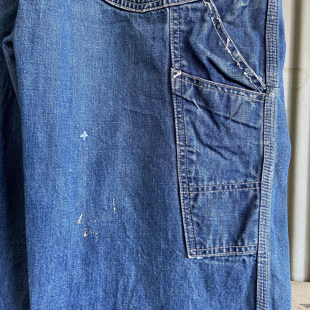 70年代 USA製 Lee リー JELT DENIM カットオフ デニム オーバーオール 