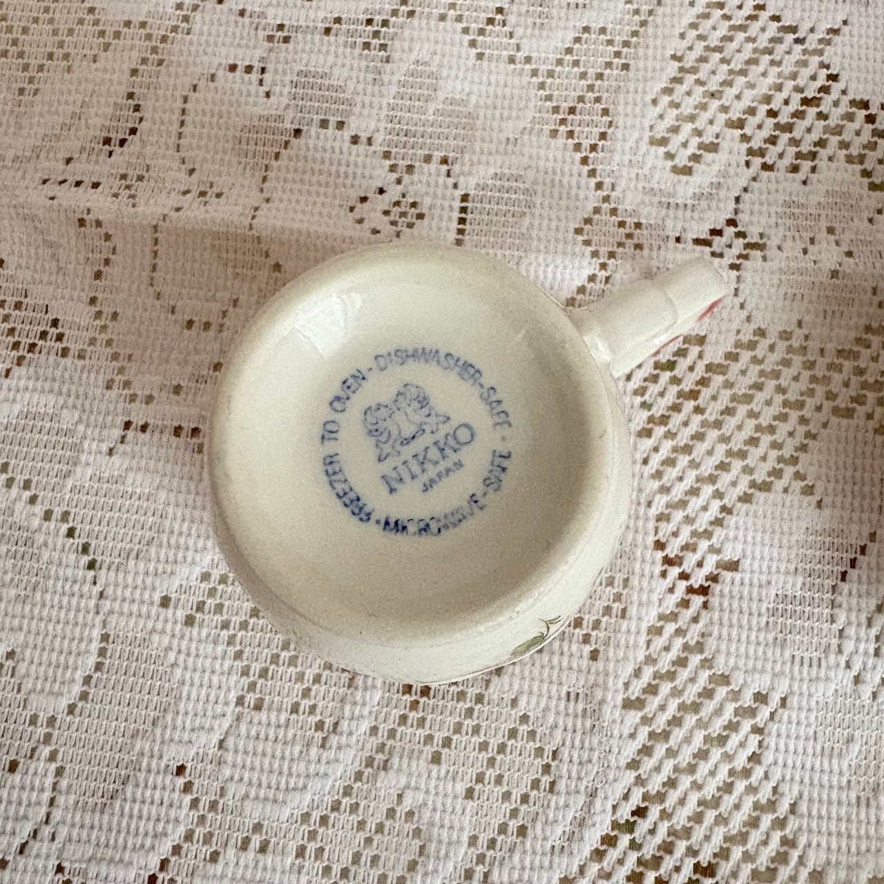 80s NIKKO陶器 カップ＆ソーサー ティーウェア 昭和レトロヴィンテージ