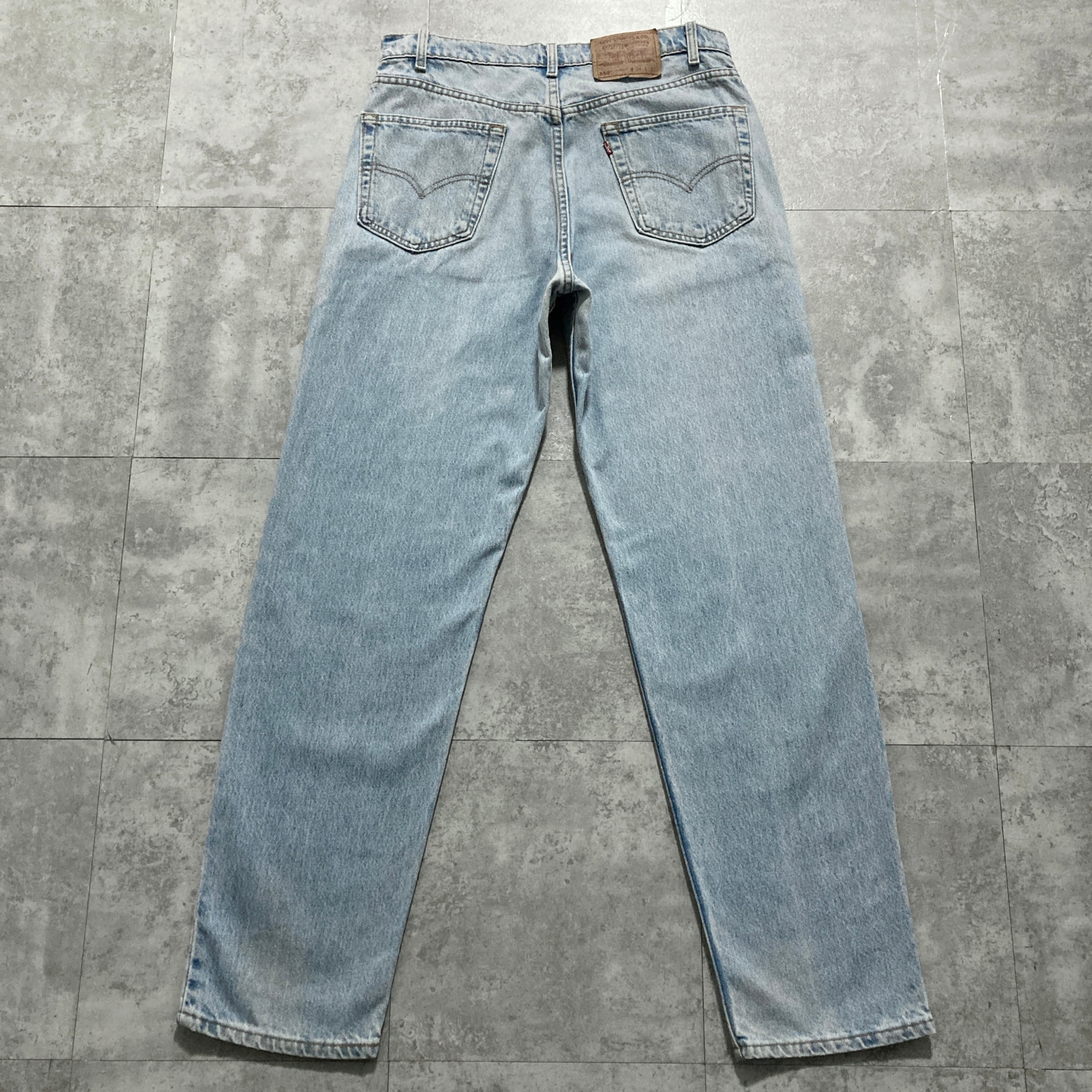 W34 L32】90s US.Levis 550 リーバイス USA製 アメリカ製 97年製 裏