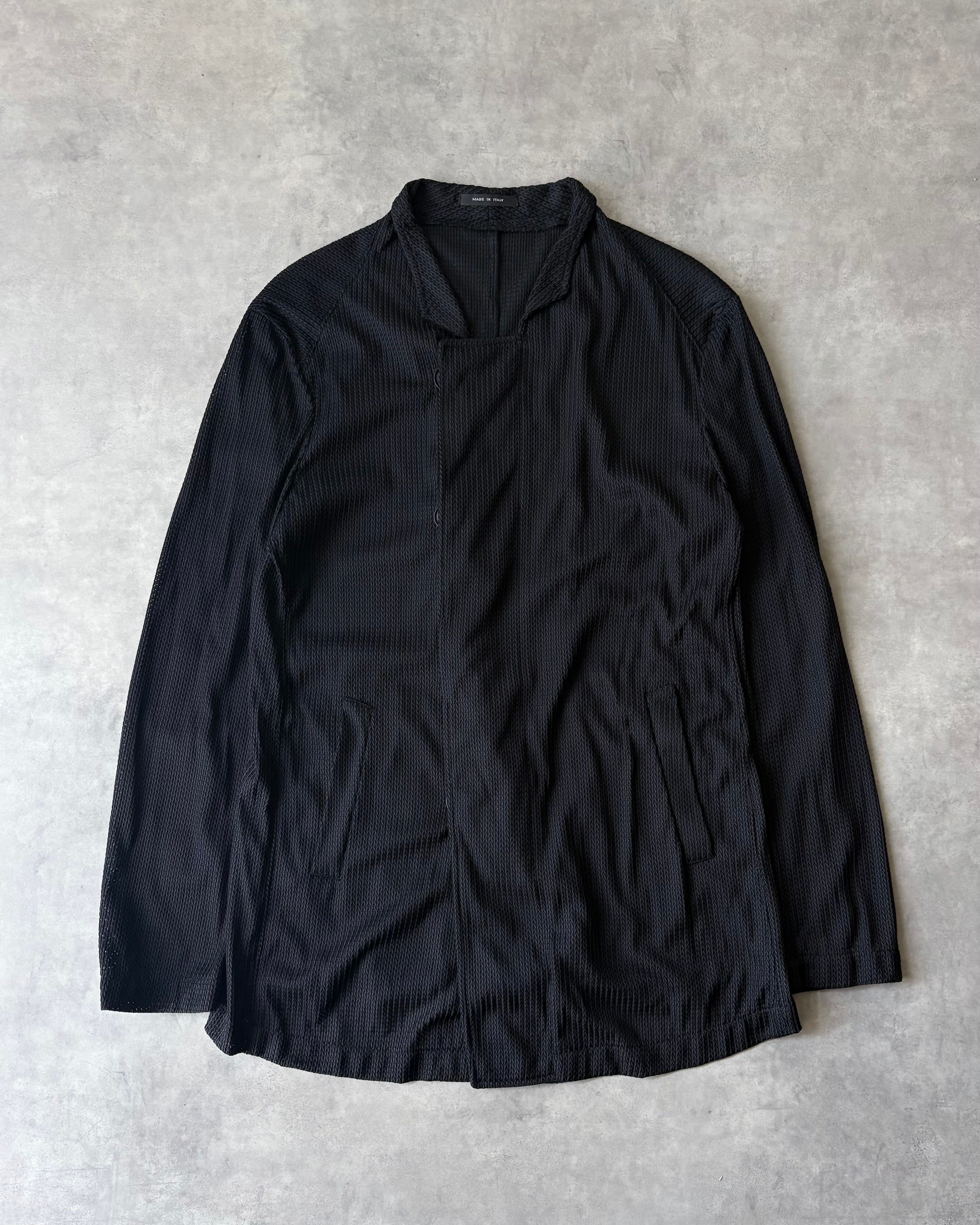 10SS EMPORIO ARMANI Sheer Shirt Jacket ITALY製