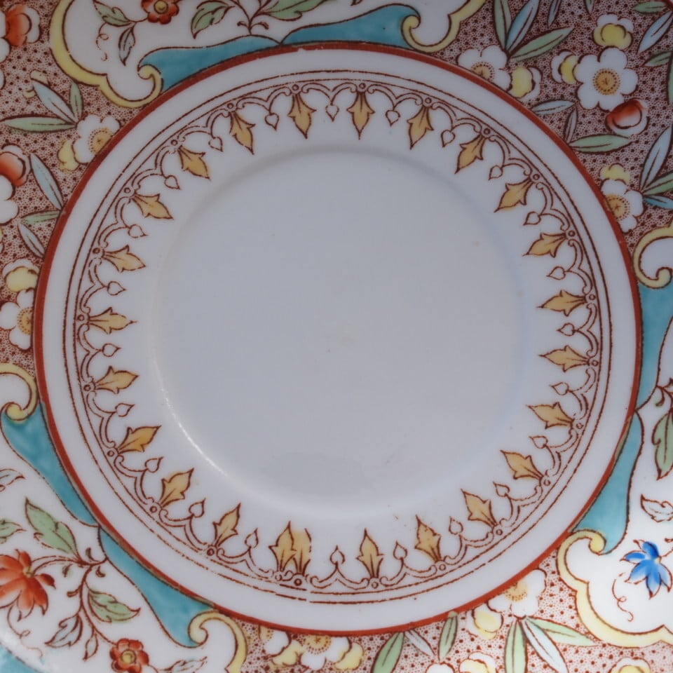 希少フランスアンティーク サルグミンヌ ミントン767 カップ＆ソーサー