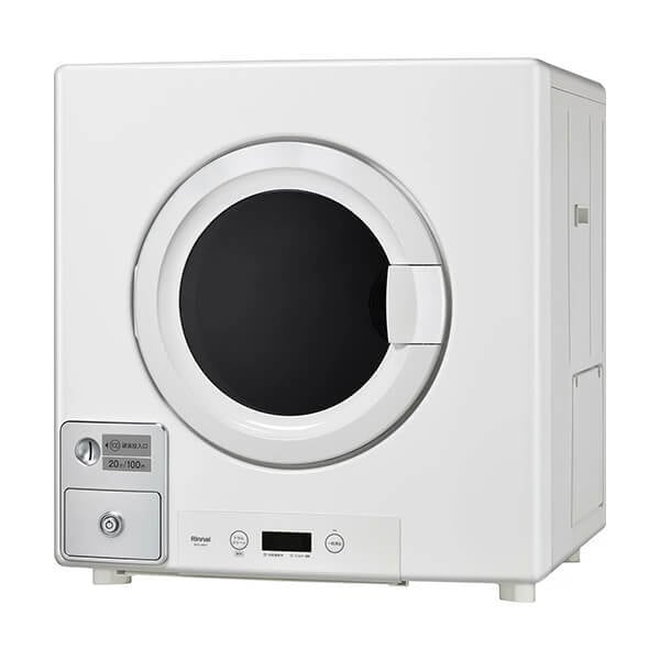 【コインタイマー内蔵型乾太くん・純正コイン式・小型ガス乾燥機 乾燥容量 6.0Kg】リンナイガス乾燥機RDTC-60CT