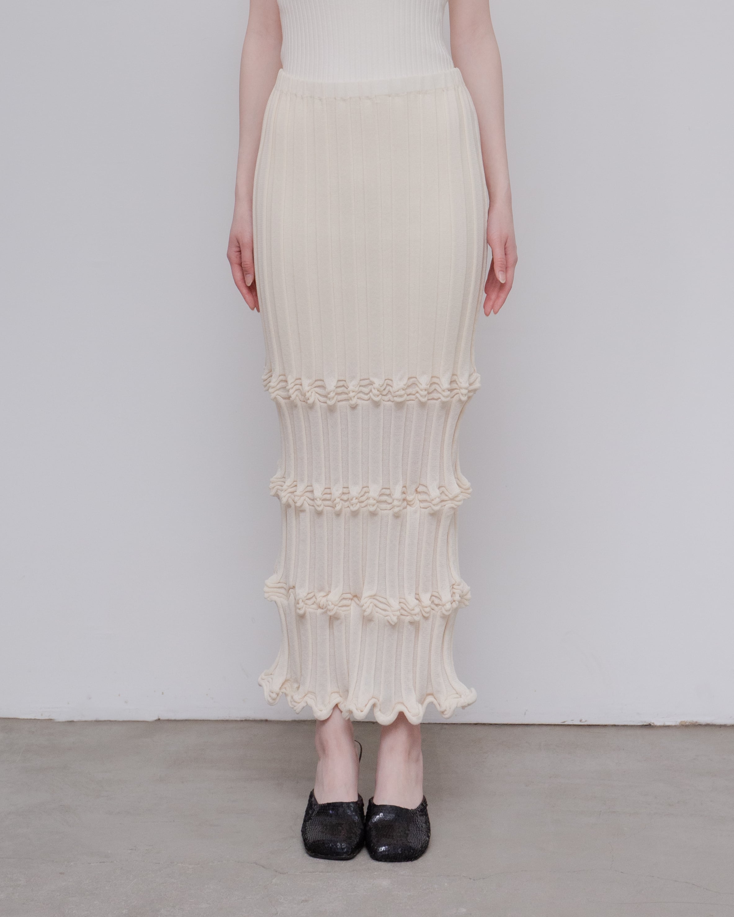OPEN SESAME CLUB - flow skirt 