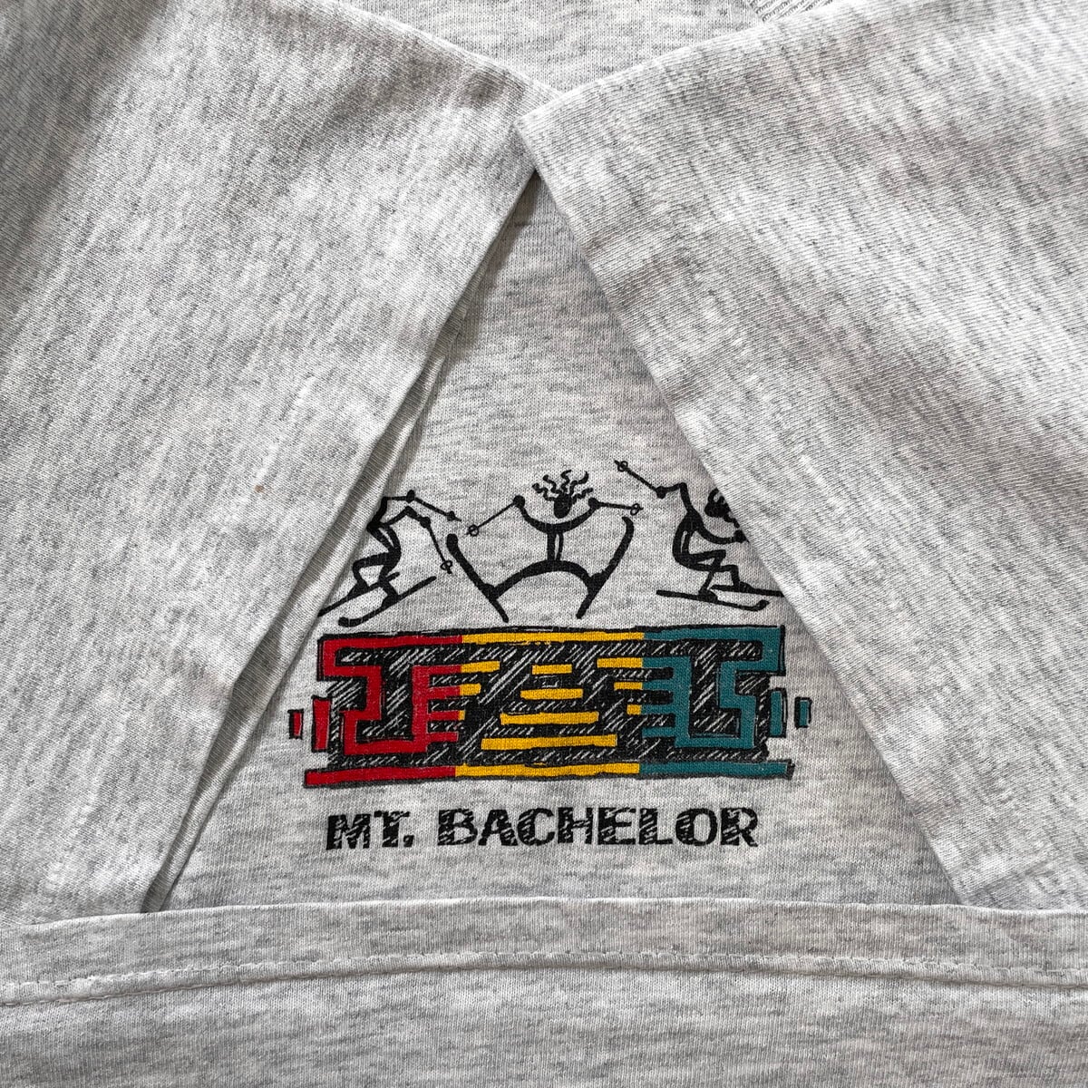 90年代 USA製 LIFE'S SHORT SKI HARD スキープリントTシャツ メンズXL