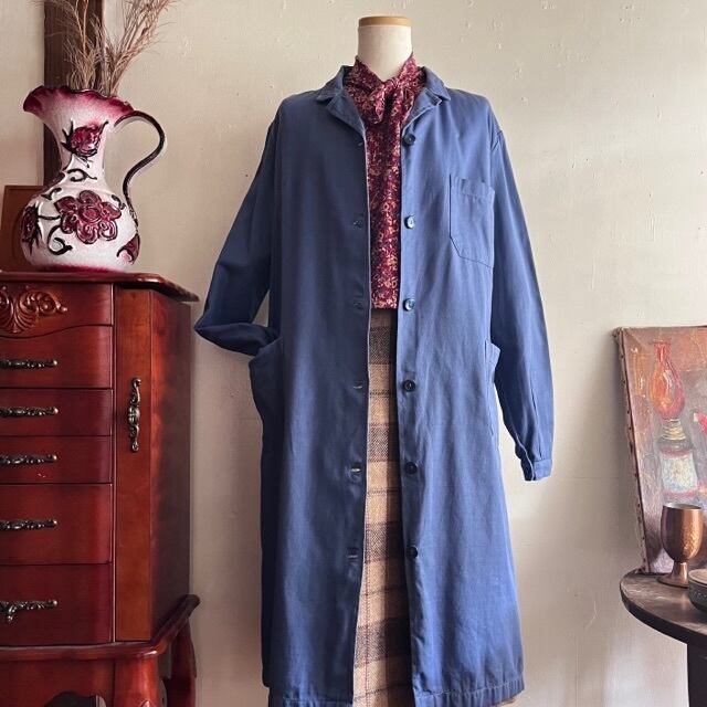 France vintage shop coat /定番ユーロワークショップコート | MOTHER