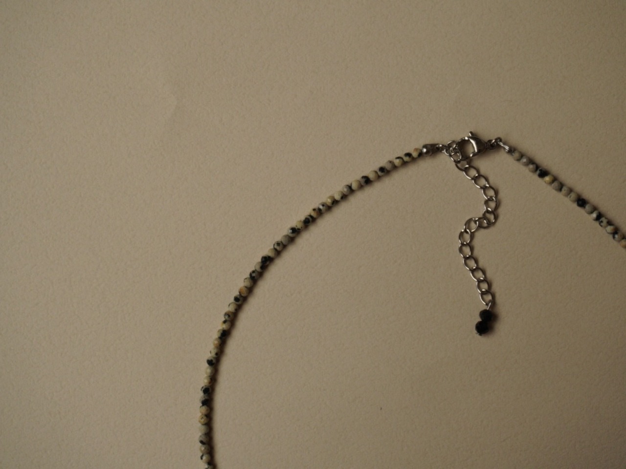 【 WAVE 】Dalmatian Jasper  necklace (small)