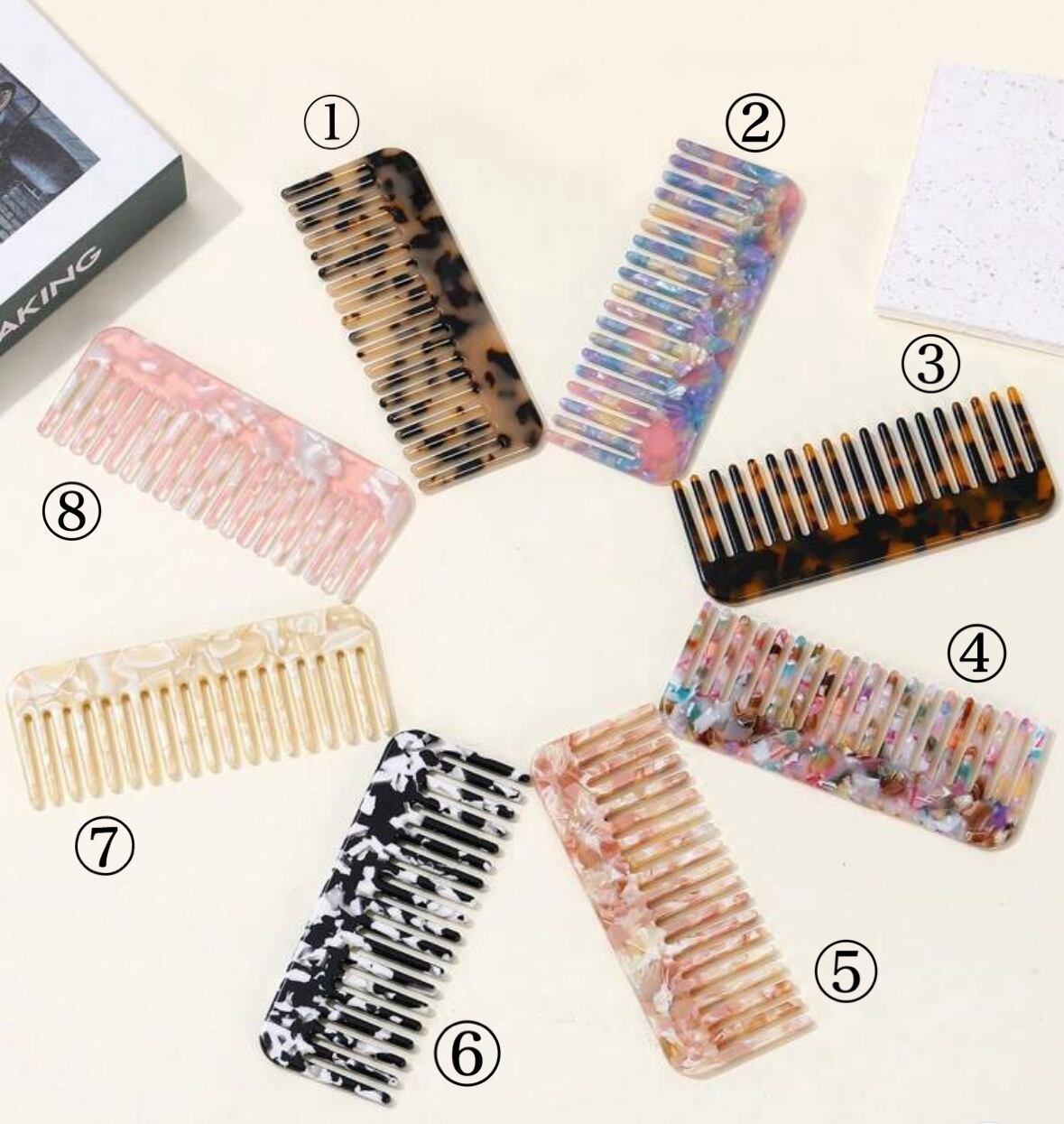 comb hair item / べっ甲 くし コーム 刻印 クシ オーダーメイド