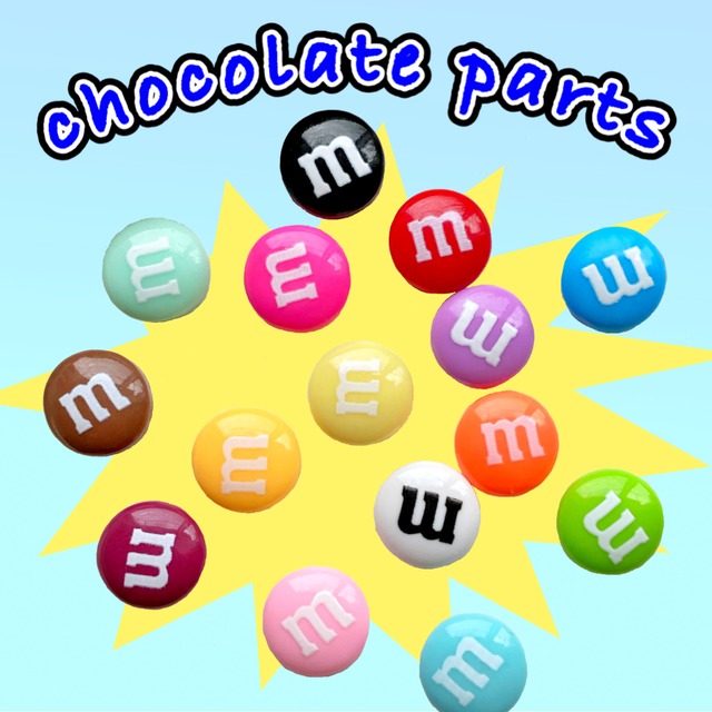 定番 mチョコ パーツ ミックス 20個