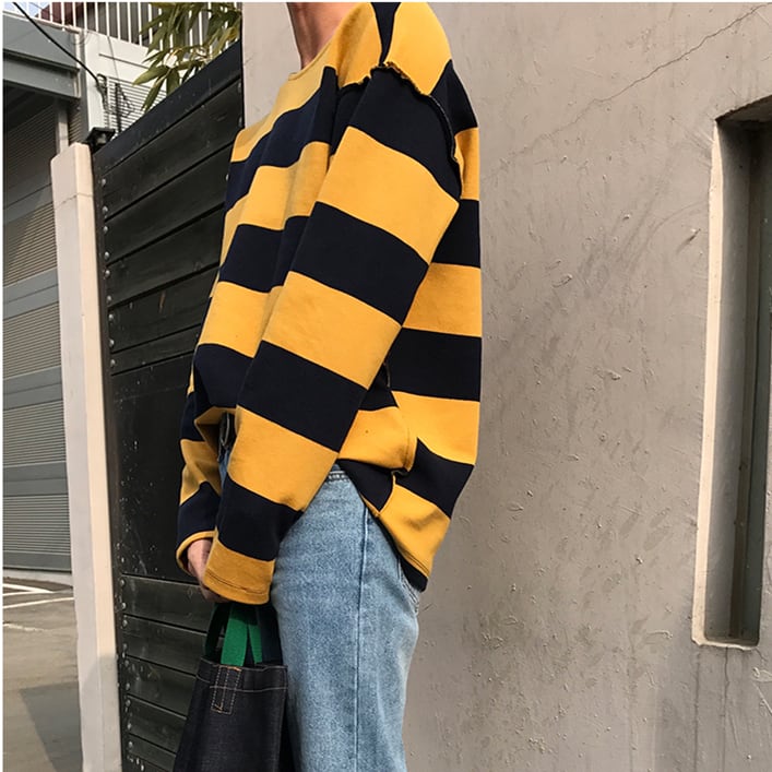 全3色 ロンT カットソー ボーダー カジュアル おしゃれ