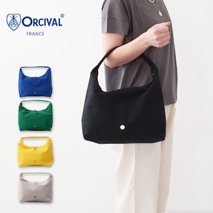 ORCIVAL[オーチバル・オーシバル] ACRYL COTTON HANDBAG MEDIUM [OR-H0291HBT] アクリルコットンハンドバッグ  ミディアム・ハンドバッグ・コットンバッグ・コットンハンドバッグ・アクリルコットン・MEN'S / LADY'S [2024SS]