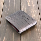 アリゲーター × BULGARO マネークリップ スチールブロンズ