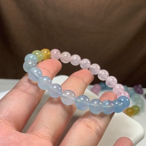 no9.爽やかパステル☆グラデーションミックスベリル ブレスレット