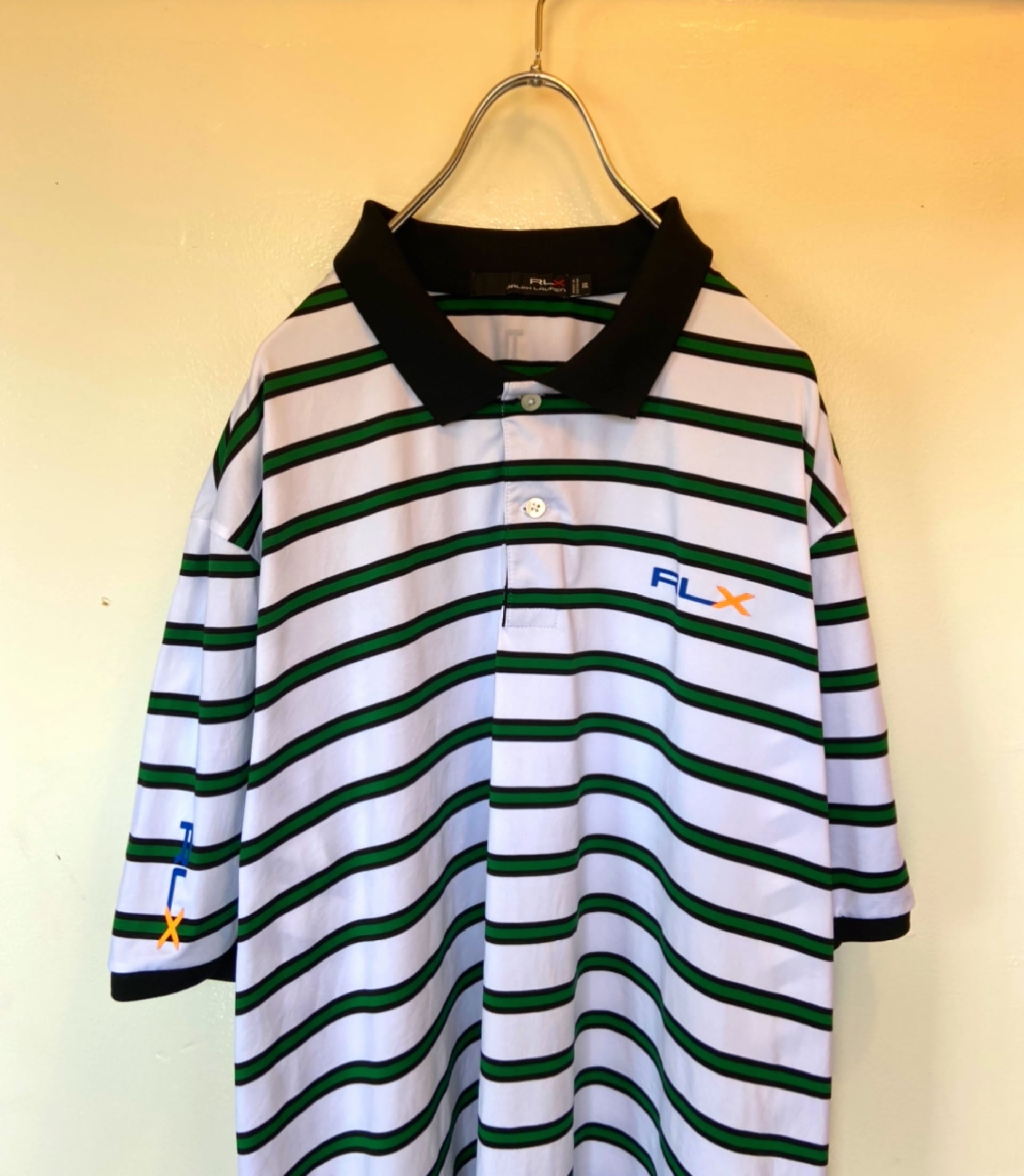 美品 古着 POLO RALPH LAUREN /ラルフローレン RLX ポロシャツ