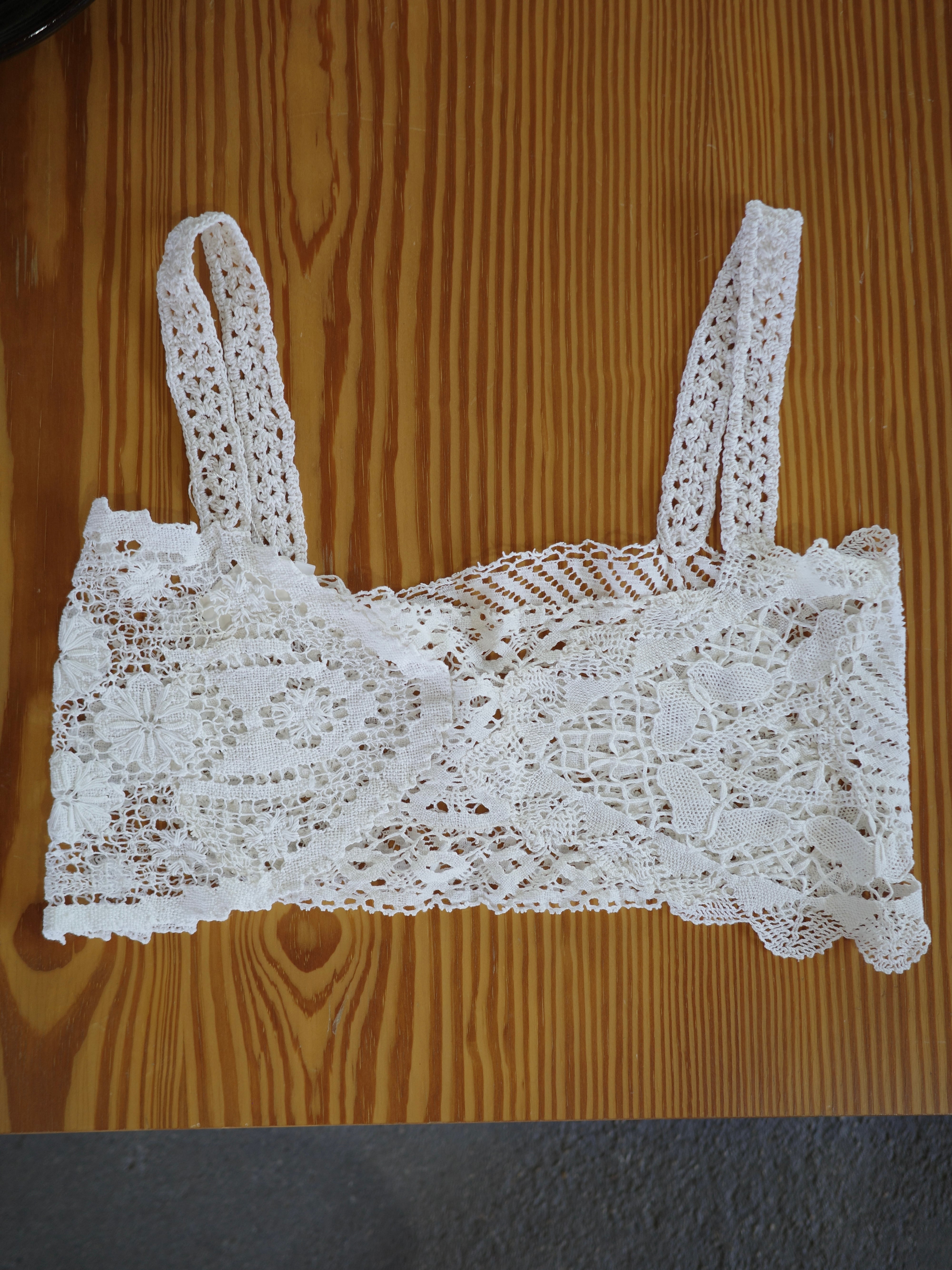 <vintage>remake lace bustier③