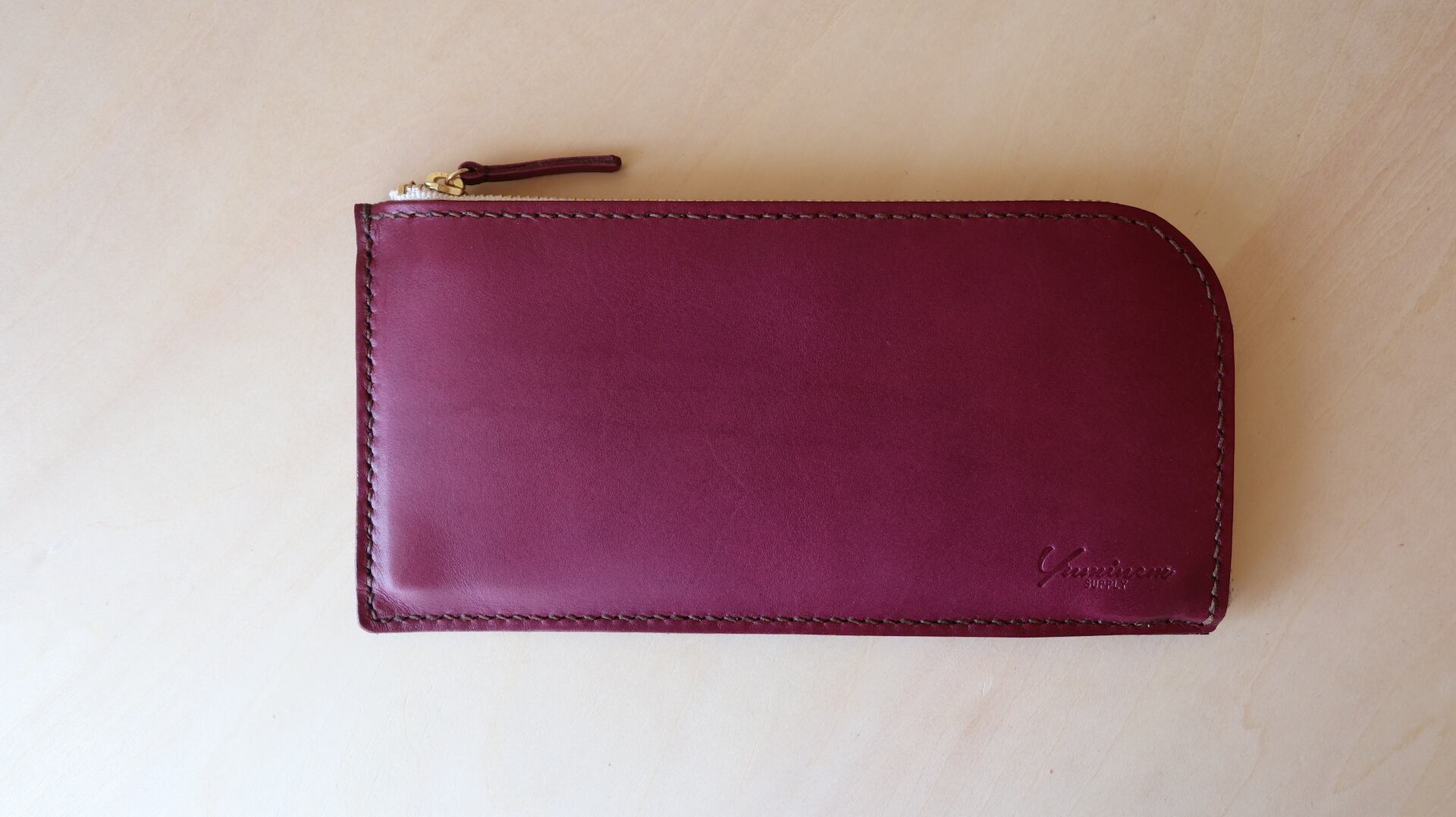 L字長財布パープル Yuminem Supply Co