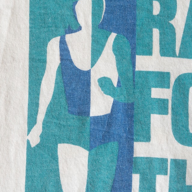 "RACE FOR THE CURE" vintage '94 Advertisement T-shirt