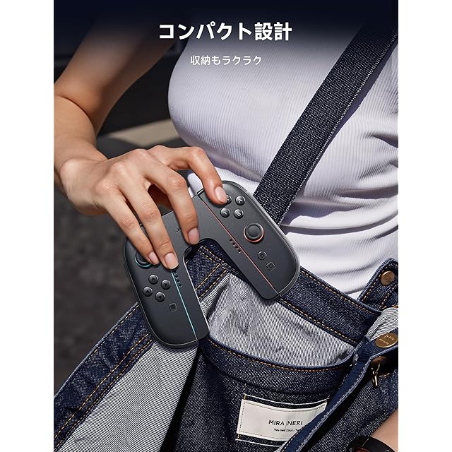 JSAUX Switch 2用充電グリップ＋JoyCon 2保護ケース2個セット｜V字型