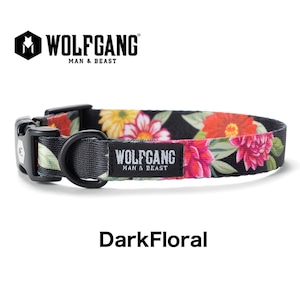 WOLFGANG　DarkFloral　Ｓサイズ　首輪　(ウルフギャング ダークフローラル)