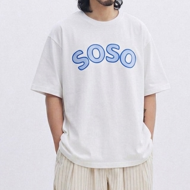 SOSO ワイドフォルムTシャツ o-008
