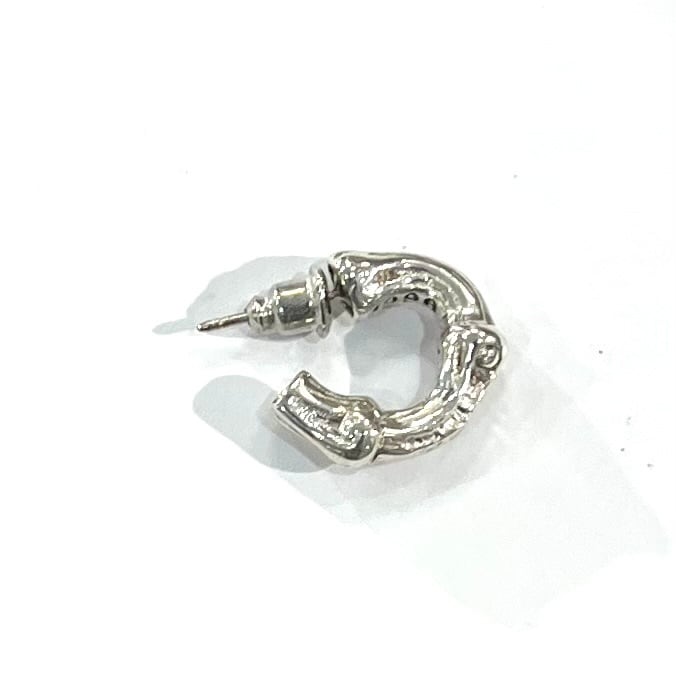 希少【TIFFANY&CO.】2701 バンブー フープ ピアス SV925 シルバー925