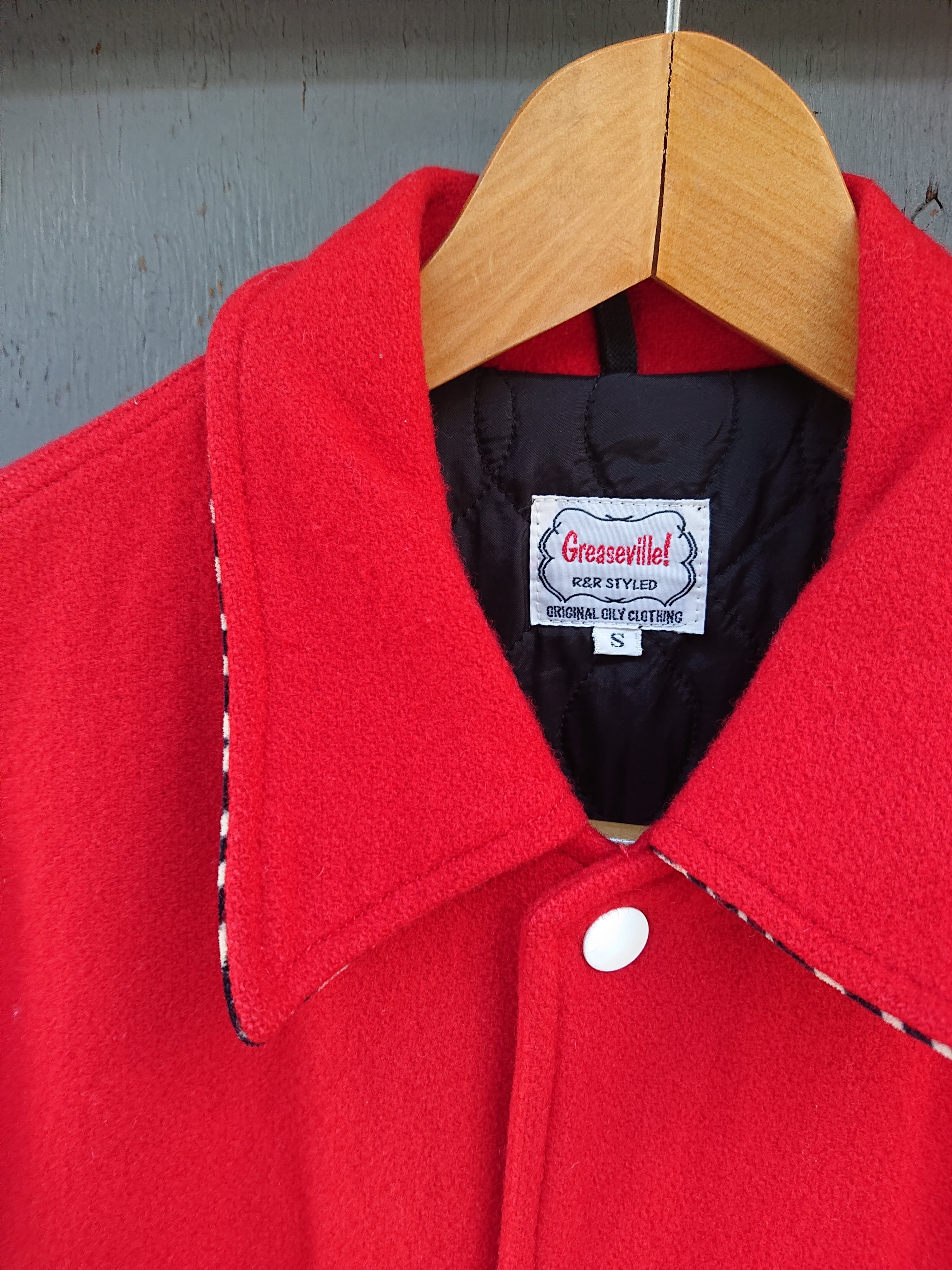 GREASEVILLE 50s STYLE ROCKABILLY WOOL JACKET | BOW & ARROW WEB STORE