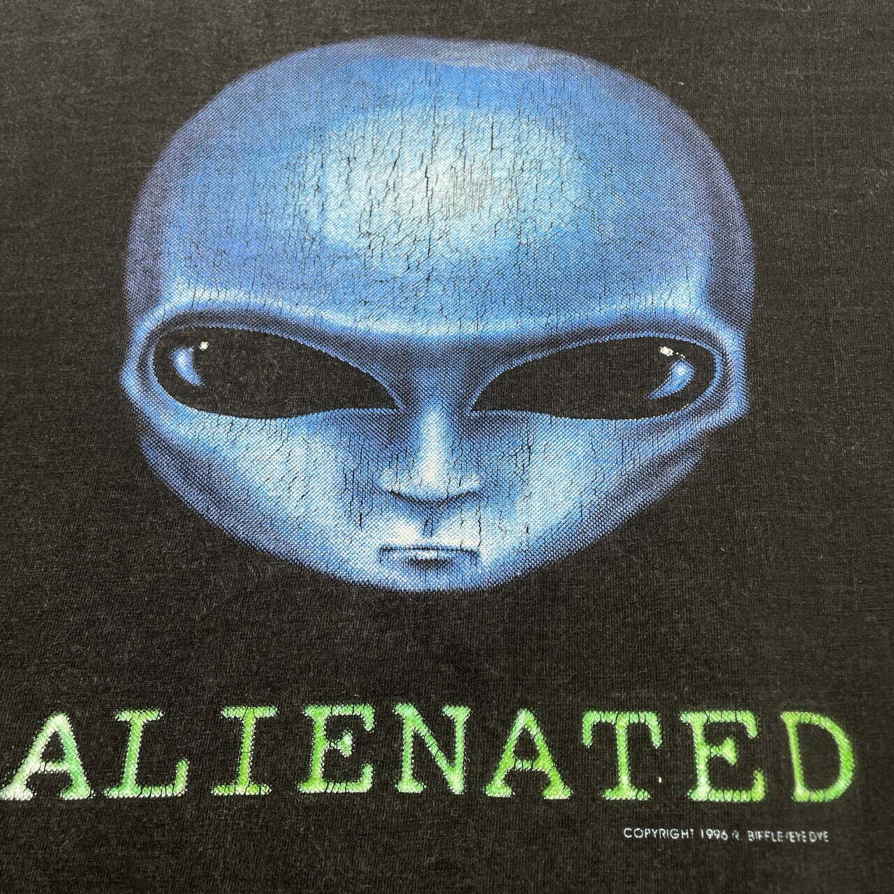 90年代 AILIEN WORKSHOP エイリアンワークショップ パロディプリントT