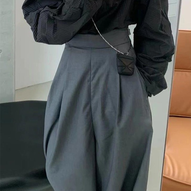 curve wide pants　10444