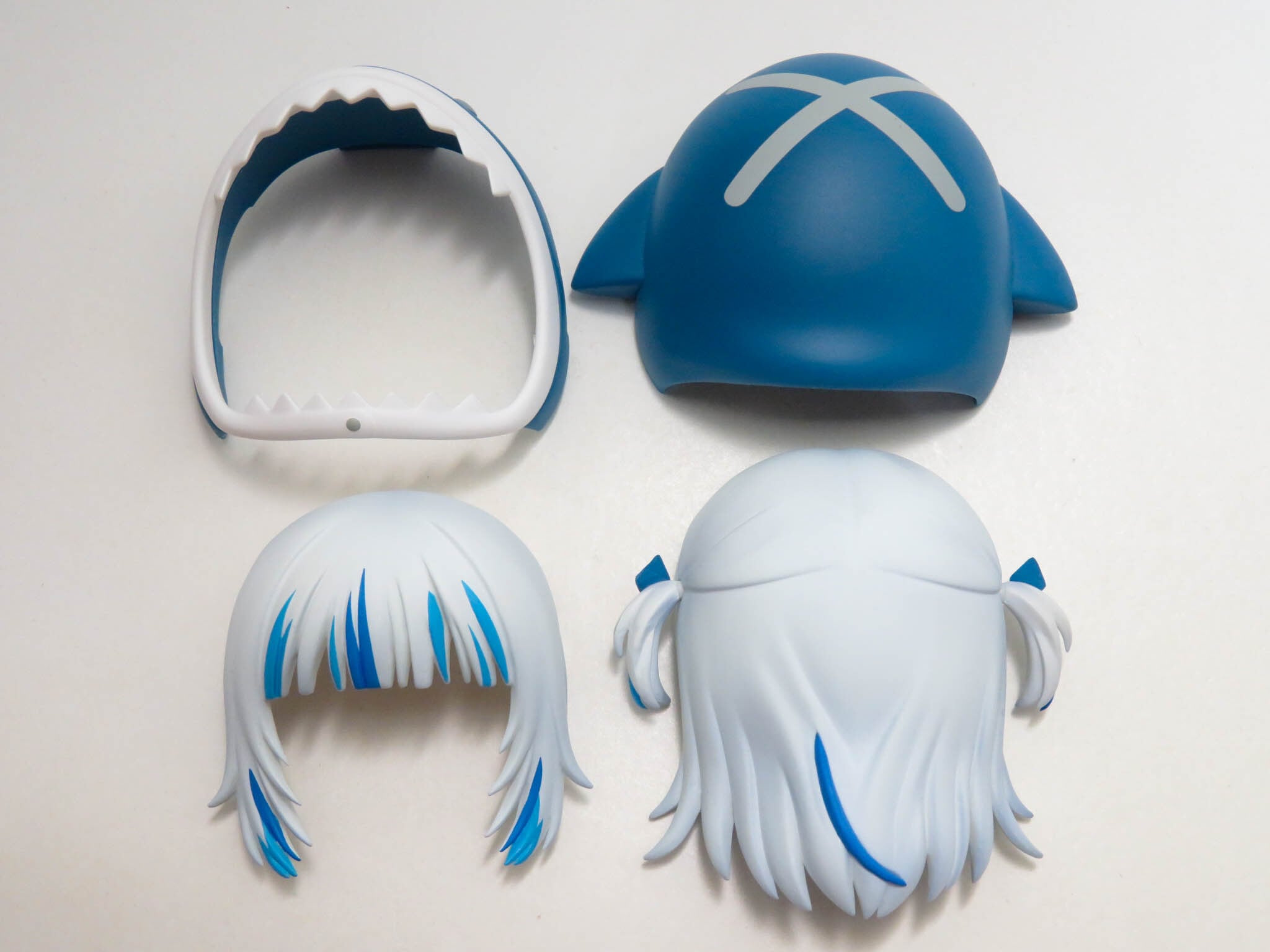 再入荷(A−ランク)【1688】 がうる・ぐら 髪パーツ フード付きセミロング ねんどろいど
