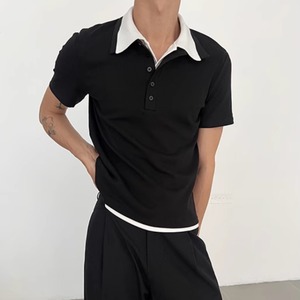 スリムフィットポロシャツ　0782