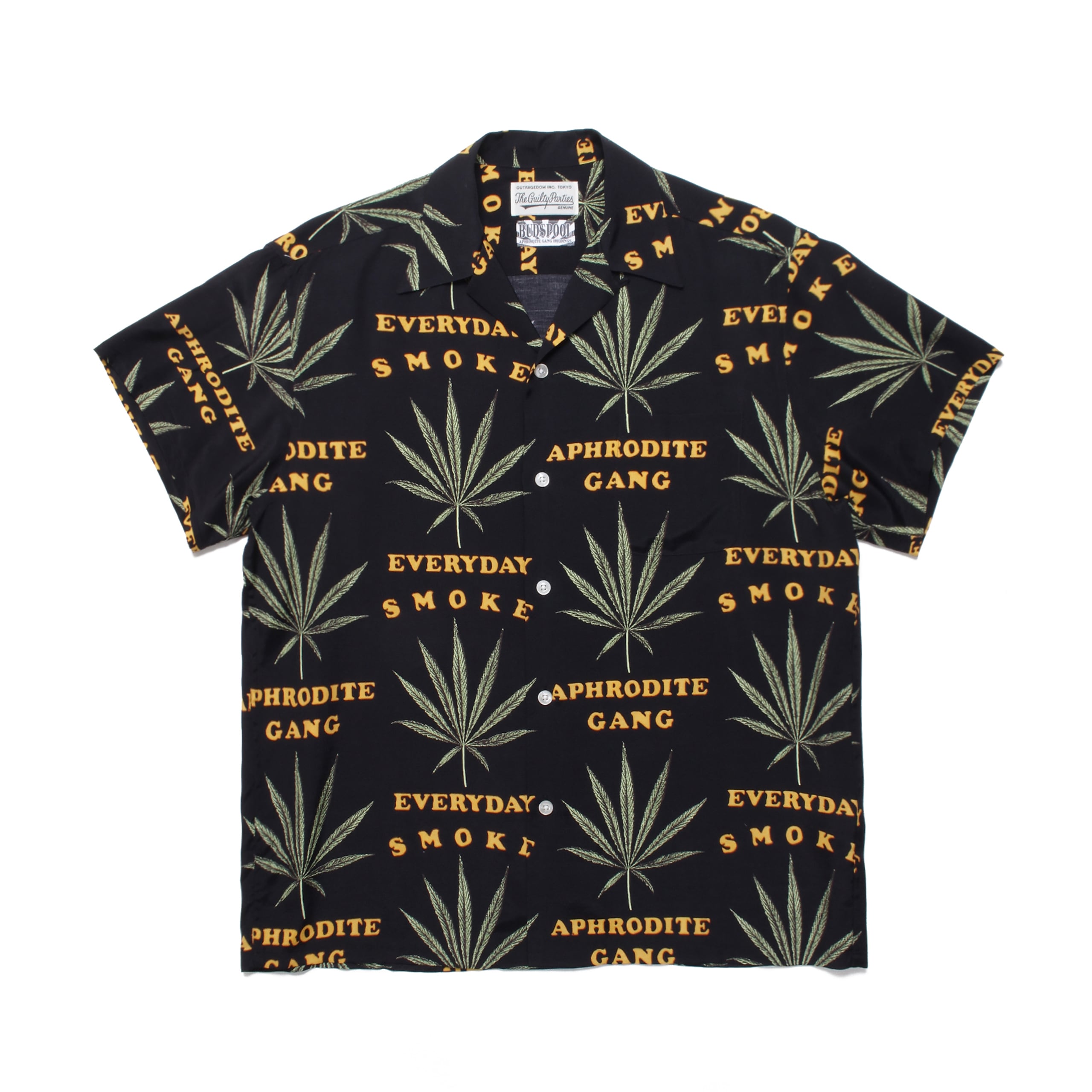 WACKO MARIA × BUDSPOOL / HAWAIIAN SHIRT-