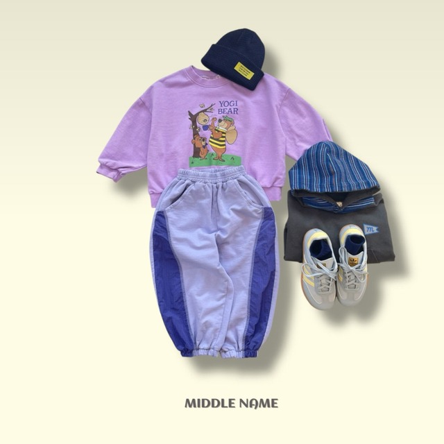 《送料無料》予約:ハニーベアトレーナー【MIDDLENAME】