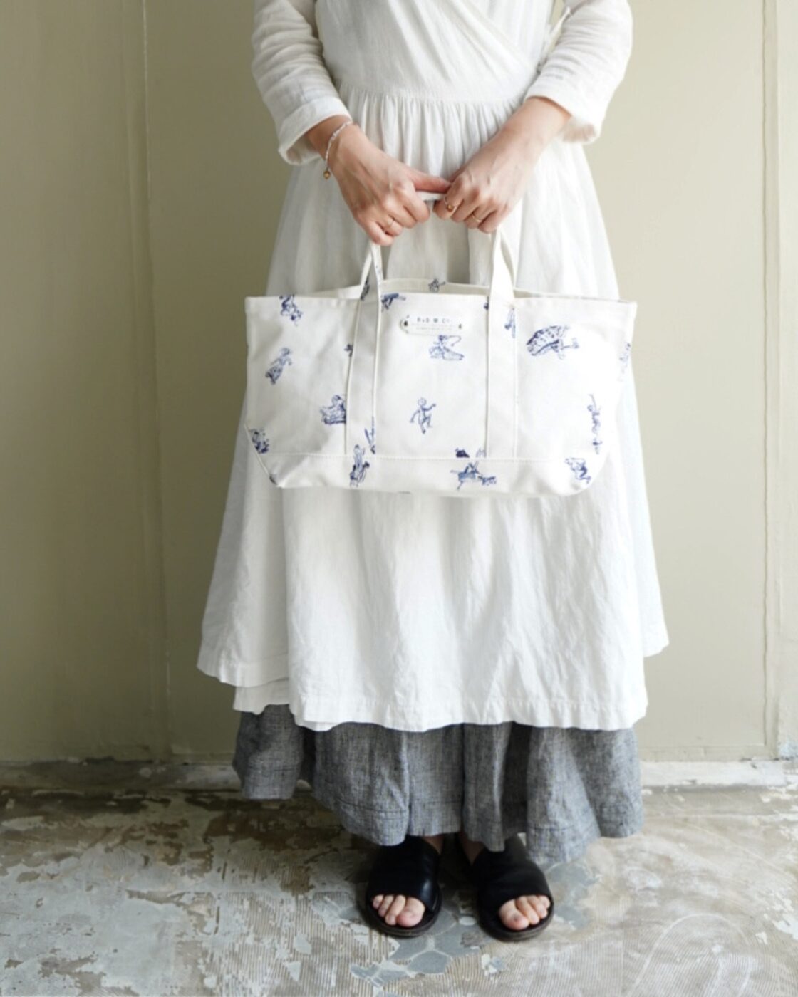 R&D.M.Co-】OZ PRINT TOTEBAG （S)オズプリントトートバッグ 