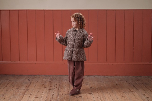 《即納》LAST1 Little Cotton Clothes / Elsie Jacket Bracken Flora 2-4Y