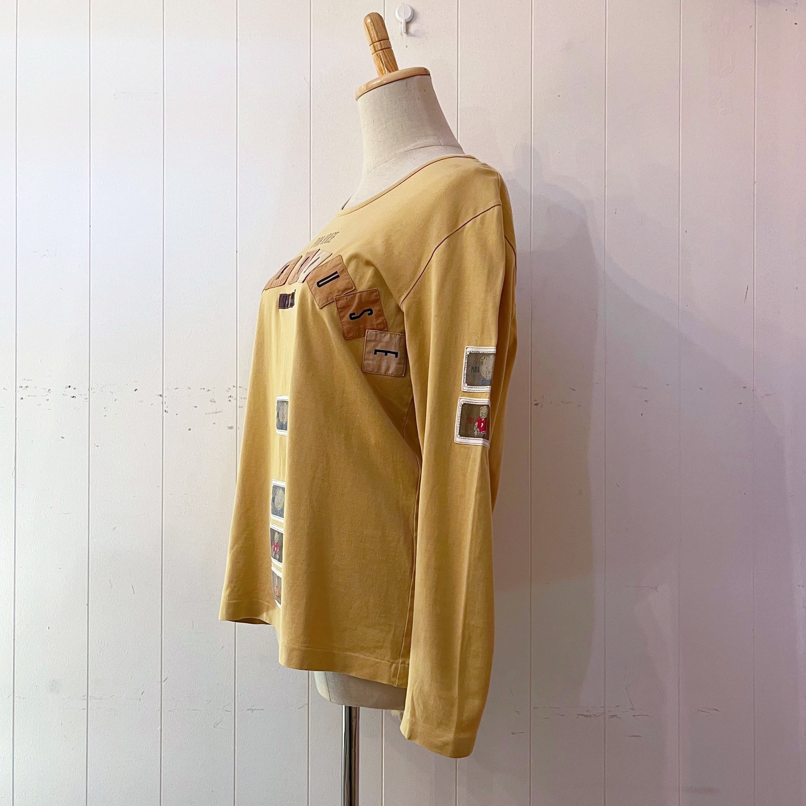 PINK HOUSE / bear wappen cutsew