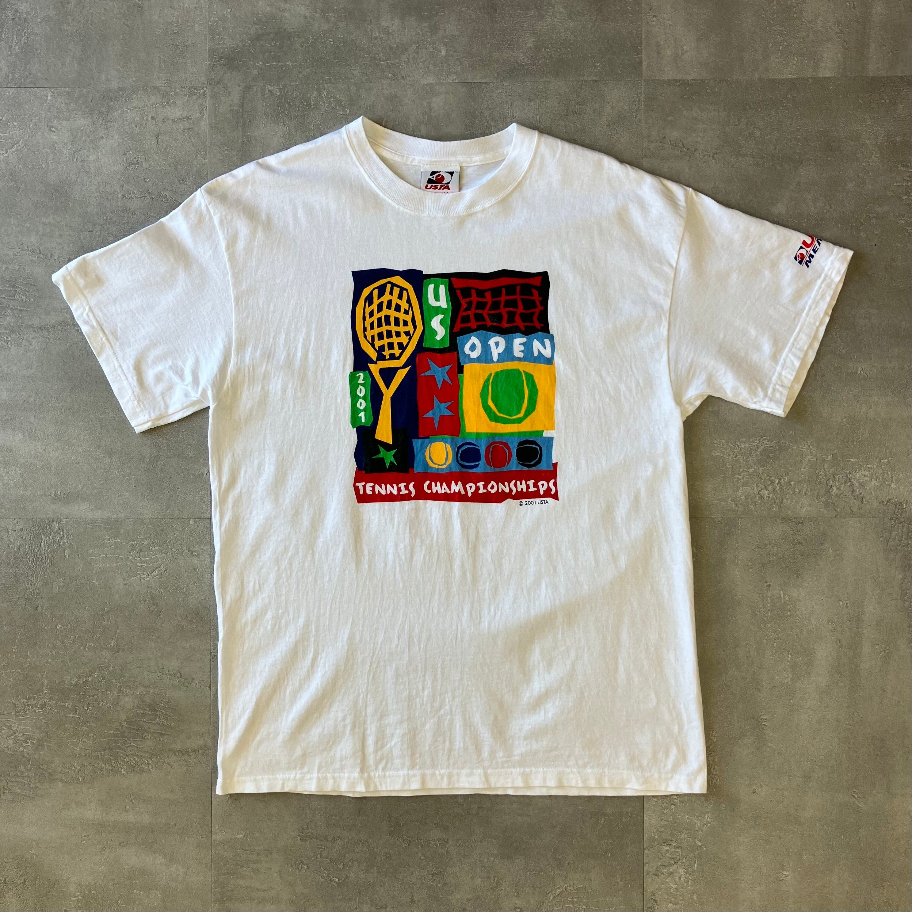 USTA 00s usa製 US OPEN Tennis Tee L No.1963