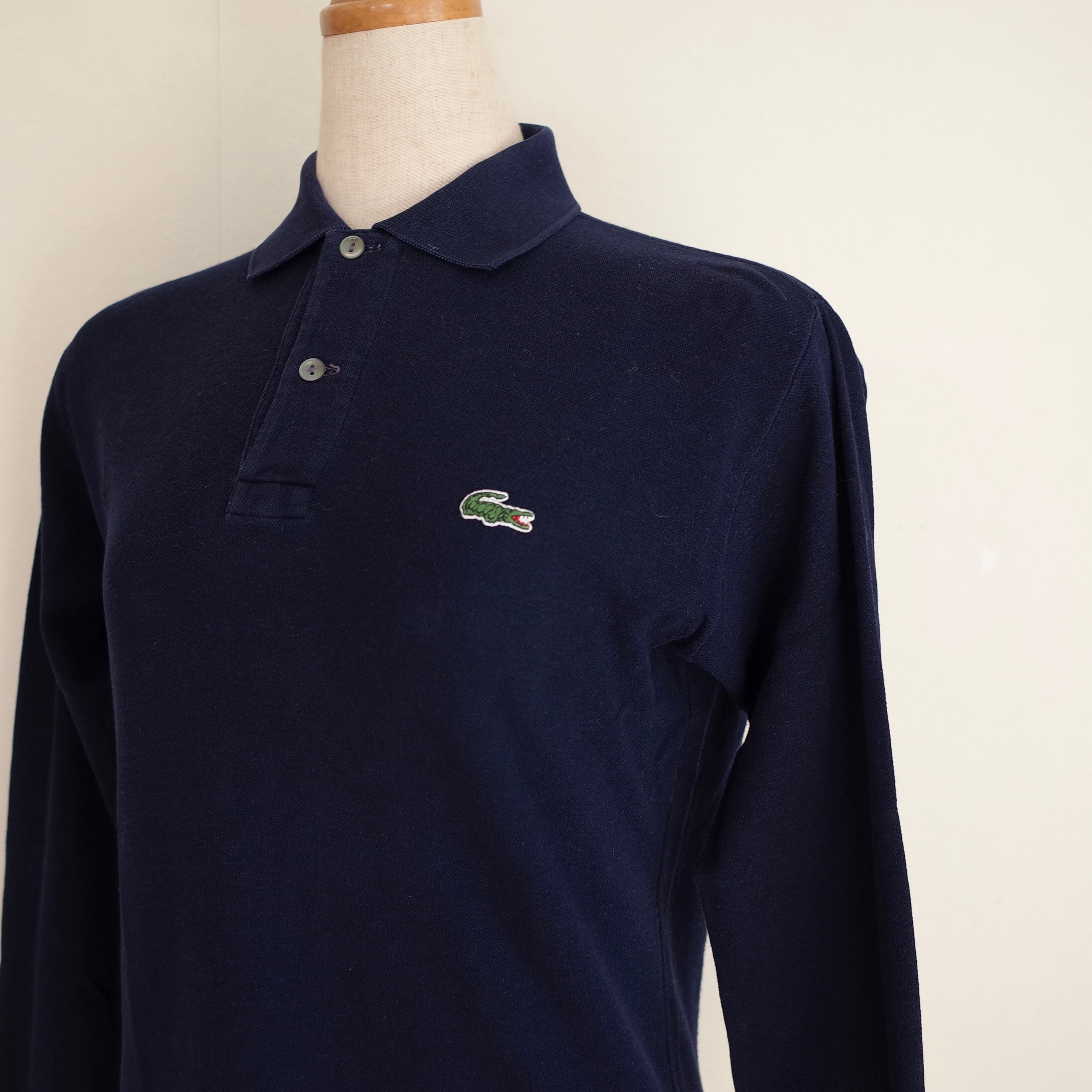 60-70s France LACOSTE L/S polo shirt
