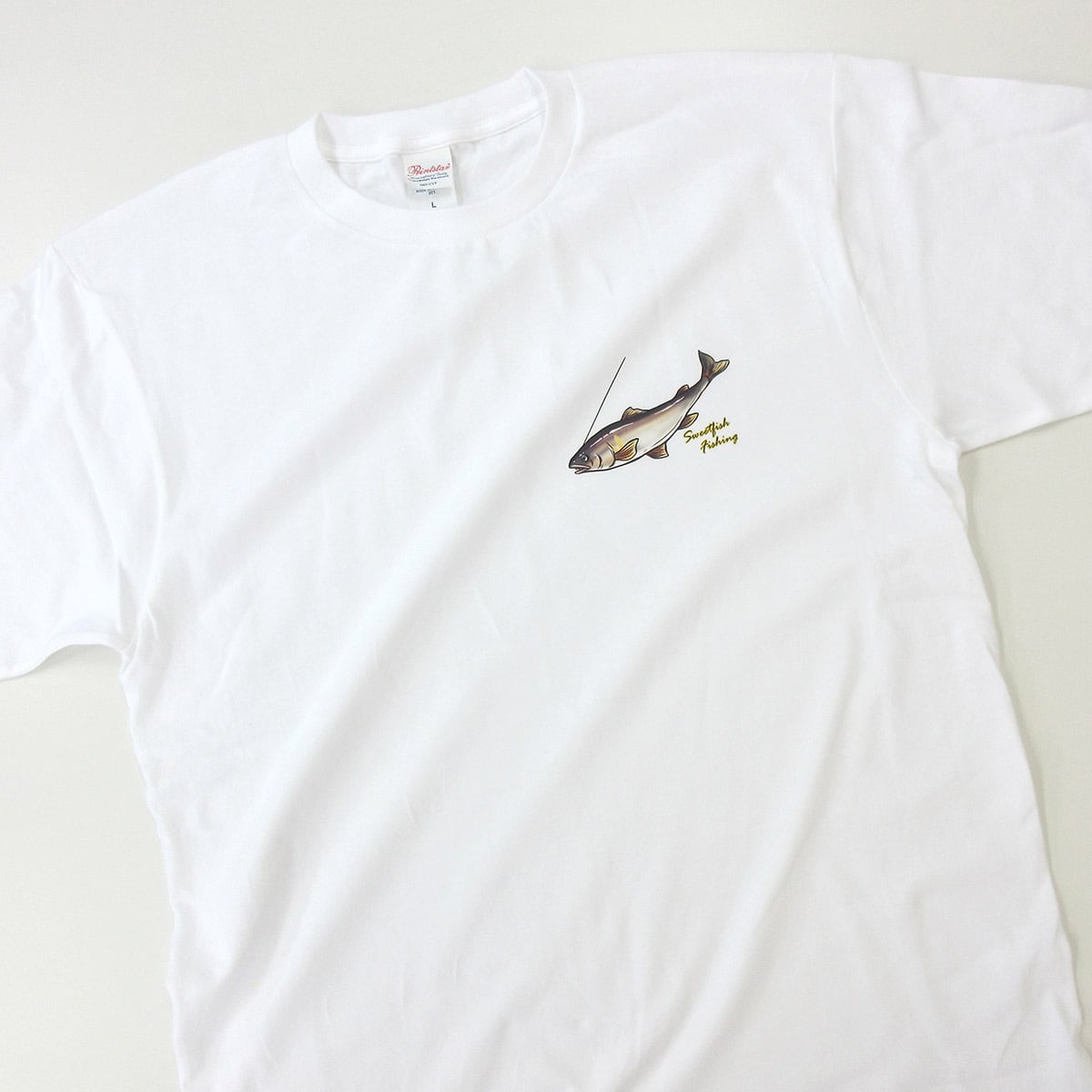 鮎 アユ 友釣り Tシャツ rf20 渓流釣り フィッシング 釣り好き 釣り人 誕生日 父の日 敬老の日 ギフト プレゼント