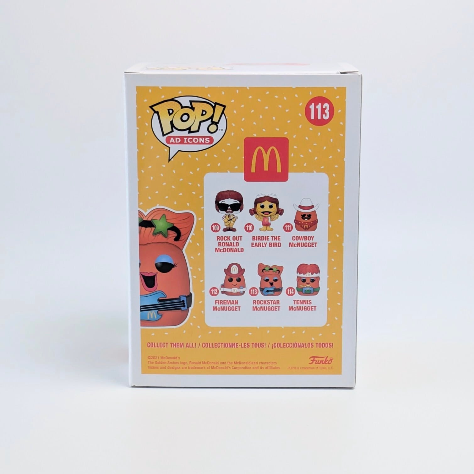 ☆US直輸入☆FUNKO 【 POP! AD ICONS VINYL FIGURE MCDONALDS ROCKSTAR McNUGGET（ マクドナルド ロックスター マックナゲット ）】 ビニールフィギュア〚アメリカン雑貨 アメトイ〛